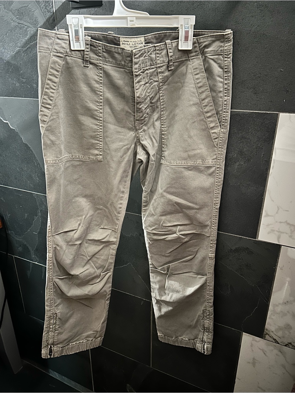 Nili Lotan Cropped Military Pants